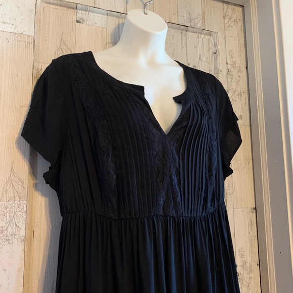 NWT torrid size 3 pintuck lace inset skater dress - Picture 7 of 8